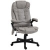 NicBex Adjustable Office Chair Modern PU Leather Massage Computer Chair with Armrests, 6 Vibration Points, Heating Function for Office, Study - 3 of 4