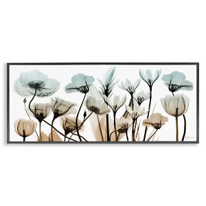 Stupell Industries Mixed Transparent Flowers Framed Giclee Art - 1 of 4
