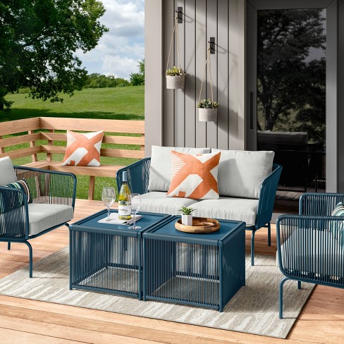 Fisher 5pc Patio Conversation Set Blue Project 62 Target