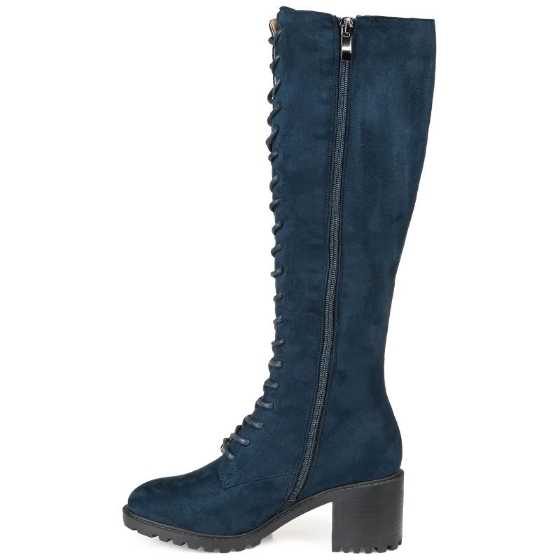 Journee Collection Womens Jenicca Tru Comfort Foam Stacked Heel Knee High Boots, 3 of 11