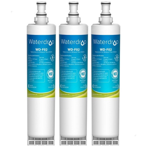 Waterdrop Refrigerator Water Filter Replacement For Whirlpool - 4396508 -  3ct : Target