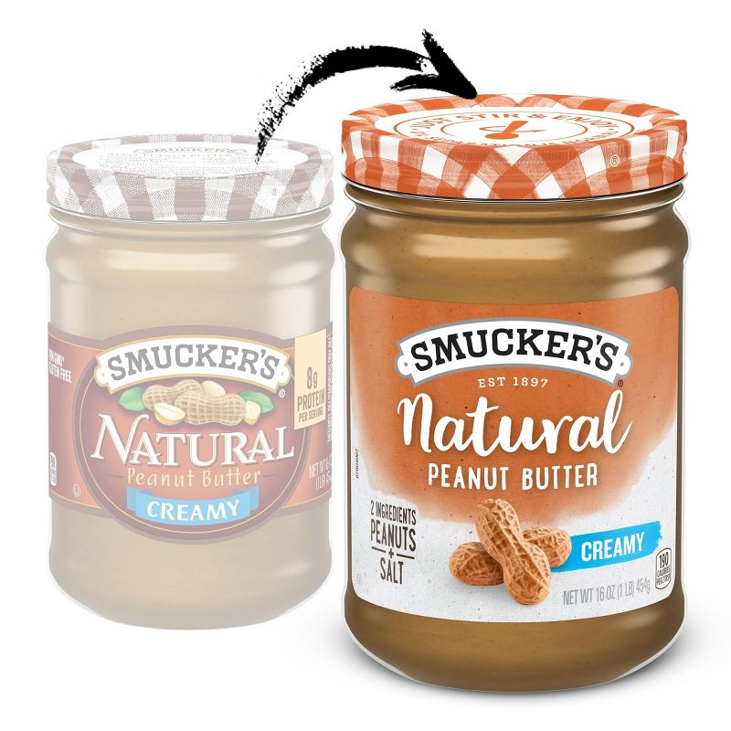 Smucker&#39;s Natural Creamy Peanut Butter - 16oz, 3 of 8