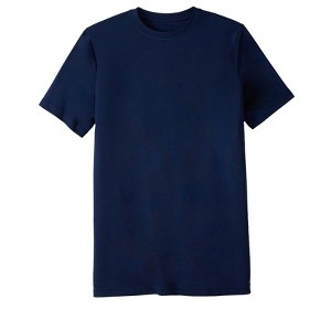 KingSize Men's Big & Tall No Sweat Longer-Length Short Sleeve Crewneck Tee - 1 of 4