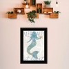 "Mermaid at Heart" by Kate Sherrill, Ready to Hang Framed Print, Black Frame - 3 of 4