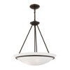 Livex Lighting Newburgh 3 - Light Pendant in  Bronze - 3 of 4