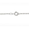 Pompeii3 14K White Gold 1/2ct Round Solitaire Diamond Solitaire Bezel Pendant - 4 of 4