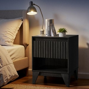 KOLIGEY 1 - Drawer Nightstand With Charging Station, Versatile Side Table With Storage - 1 of 4