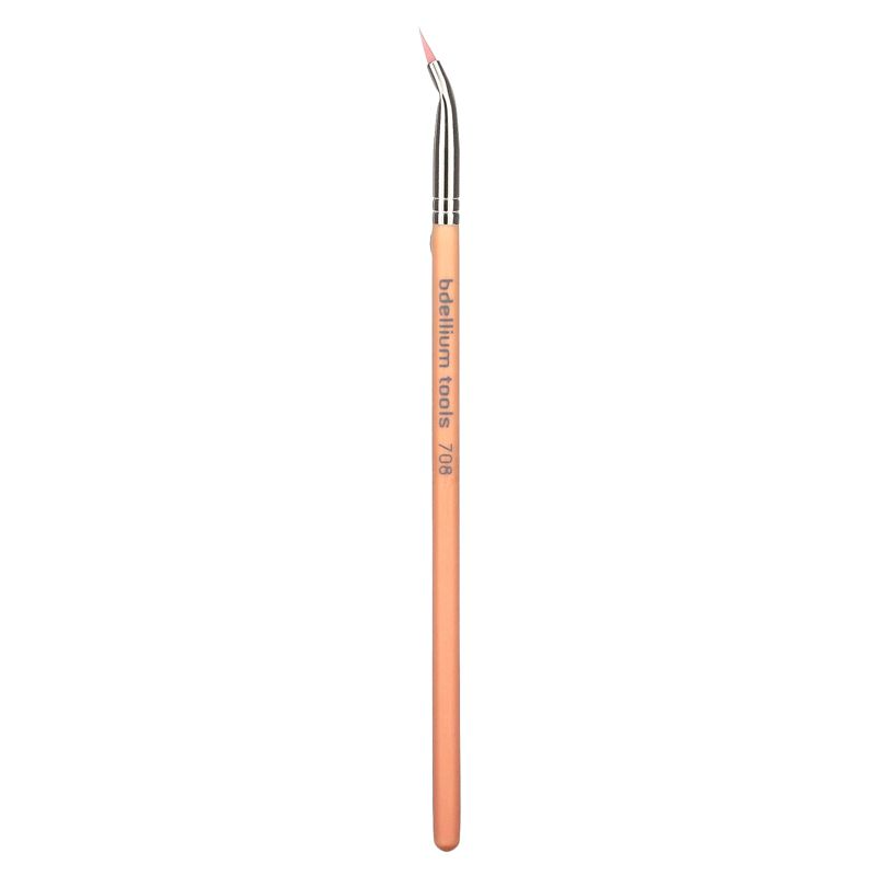 Bdellium Tools Pink Bambu Series, Eyes 708, 1 Bent Eyeliner Brush, 1 of 4