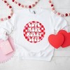 Simply Sage Market Women's Graphic Sweatshirt Love More Worry Less Checkered - 3 of 4