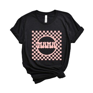 Simply Sage Market Women's Checkered Mama Short Sleeve Graphic Tee - 1 of 3