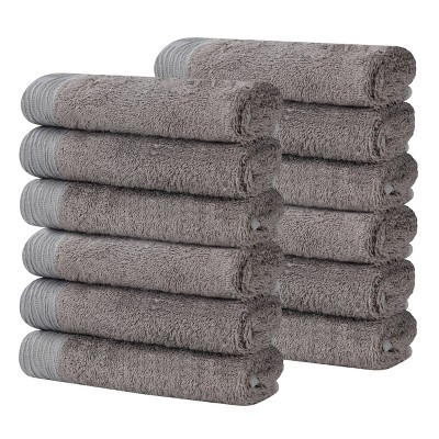 Rayon From Bamboo Cotton Blend Eco-Friendly Hypoallergenic Solid Bathroom Towel Set by Blue Nile Mills