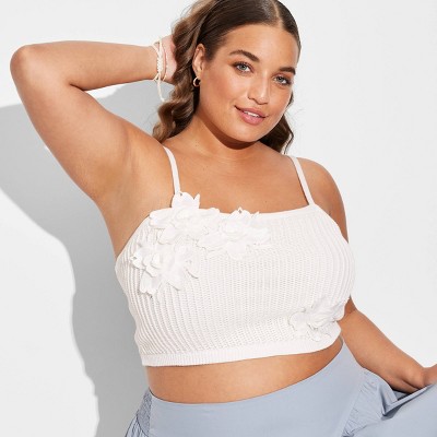 Women's Open Work Sweater Tank Top - Wild Fable™