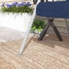 Resenkos 2-Seater Swing With Canopy & Table, Patio Garden Swing, Poolside Backyard Relaxation, Gray - 4 of 4