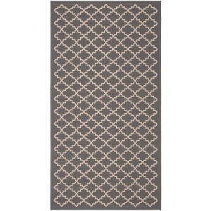 Courtyard CY6919 UV & Stain Resistant Non-Shedding Power Loomed Indoor/Outdoor Rugs - Safavieh - 1 of 4