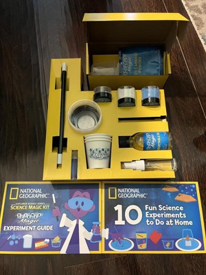 NATIONAL GEOGRAPHIC Magic Chemistry Set – Science Kit for Kids with 10  Amazing Magic Tricks, STEM Projects and Science Experiments, Toys, Great  Gift