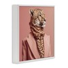 Stupell Industries Fashionable Cheetah Portrait Framed Giclee Art - 2 of 4