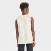 Boys' Pikachu Mineral Wash Tank Top - Yellow - 2 of 3