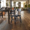 Flash Furniture Jackson 2 Pack Commercial Grade Rustic Black Industrial Wood Dining Chair - 2 of 4
