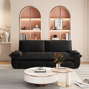NicBex 66"/73" Pull-Out Sofa Bed with Side Storage,3-in-1 Convertible Velvet Couch Bed,Multi-Functional Queen Sleeper Sofa for Living Room,Bedroom - 1 of 4