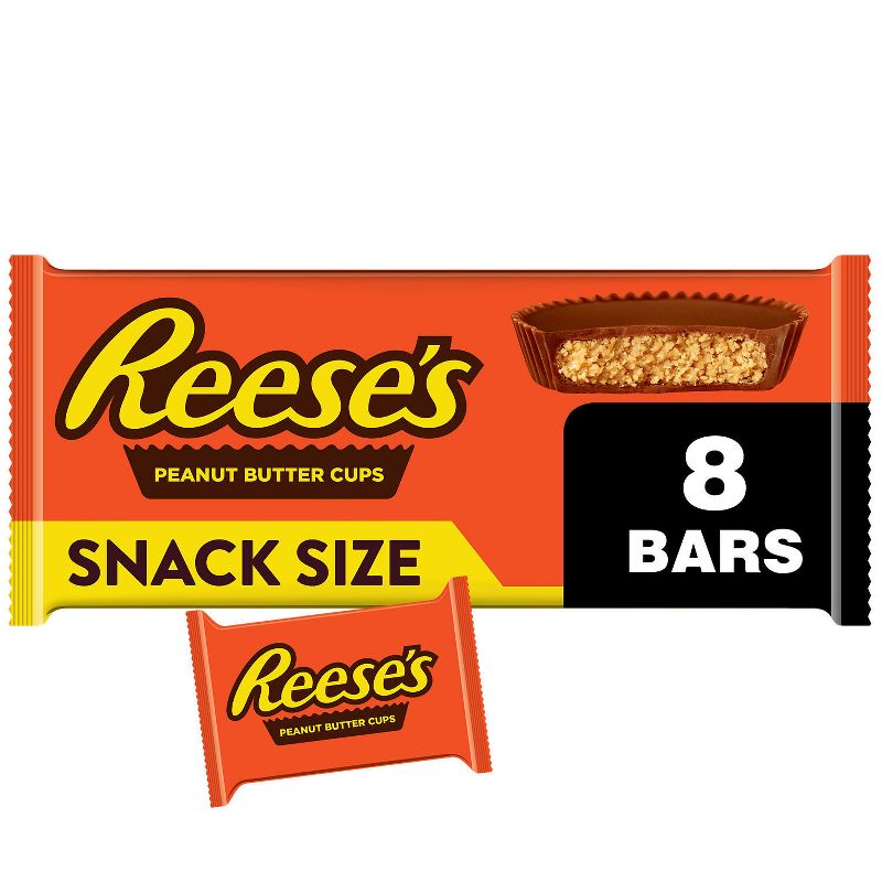 Reese&#39;s Peanut Butter Snack Size Cups Bag - 4.4oz/8ct, 1 of 8