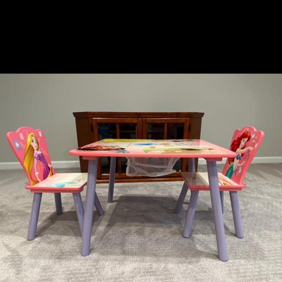 Disney princess table and clearance chair set