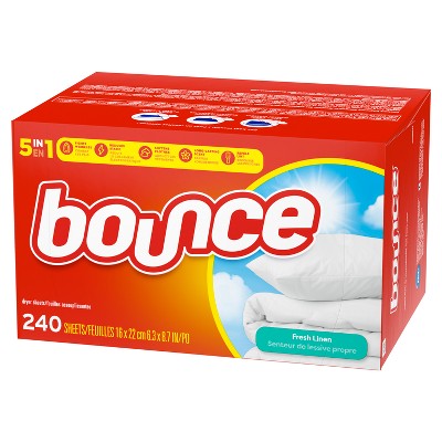 Bounce Fresh Linen Fabric Softener Dryer Sheets - 240ct