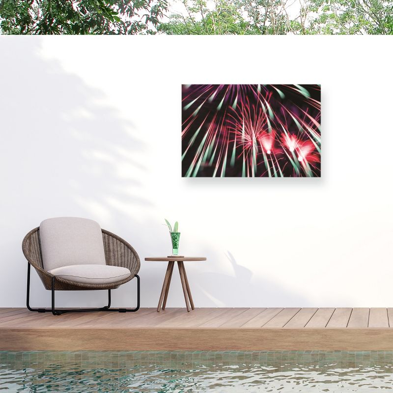 Kurt Shaffer Abstract Fireworks 2020 3 Outdoor Canvas Art, 1 of 8