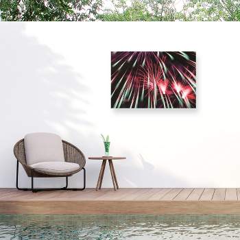 Kurt Shaffer Abstract Fireworks 2020 3 Outdoor Canvas Art