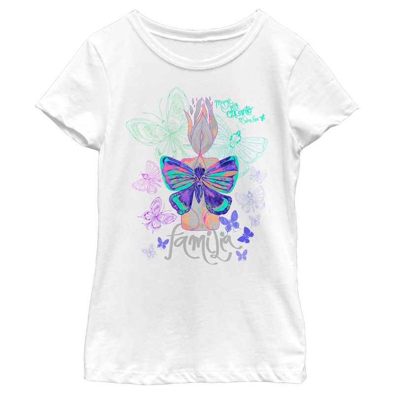 Girl's Encanto Familia Butterfly By Sebas Pakui T-Shirt, 1 of 5