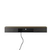 Chic Crate-Floating Media Console – Black 69 Inch TV Stand w/ 16 Color LED Backlit, Fits 55-65In TVs - 2 of 4