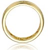 Guili 14k Gold Plated Yellow & Orange Enamel Daisy Stacking Band Ring for Kids & Teens, a Fun & Vibrant Floral-Inspired Accessory, Size 6-8 - 3 of 3