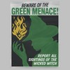 Womens Wicked: For Good Elphaba Beware of the Green Menace T Shirt - 2 of 4