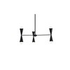 Elegant Lighting Cade 34 inch pendant in black - 3 of 4