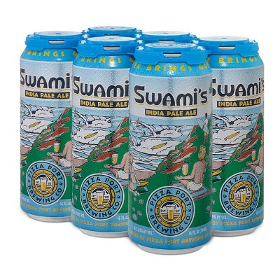 Pizza Port Swami's IPA Beer - 6pk/16 fl oz Cans