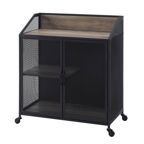 saracina carter mesh wheels industrial bar metal cart target
