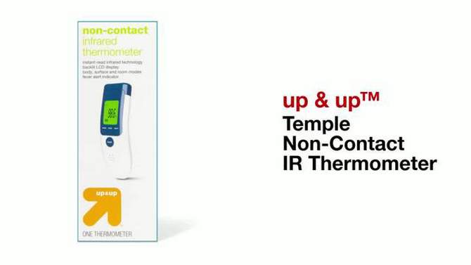 Temple Non-Contact IR Thermometer - up &#38; up&#8482;, 2 of 8, play video