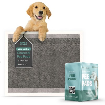 Bark & Clean Traveler's Dog and Puppy Pee Pads, Leak-Proof Design, Heavy Duty Absorbency, 28" x 34", 5 Count