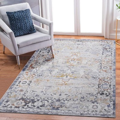Kumasinova Trendy Stain-Resistant Area Rug – Non-Shedding Living Room Rug, Medallion Rugs for Living Room, Kid & Pet-Friendly, Boho Washable Rugs