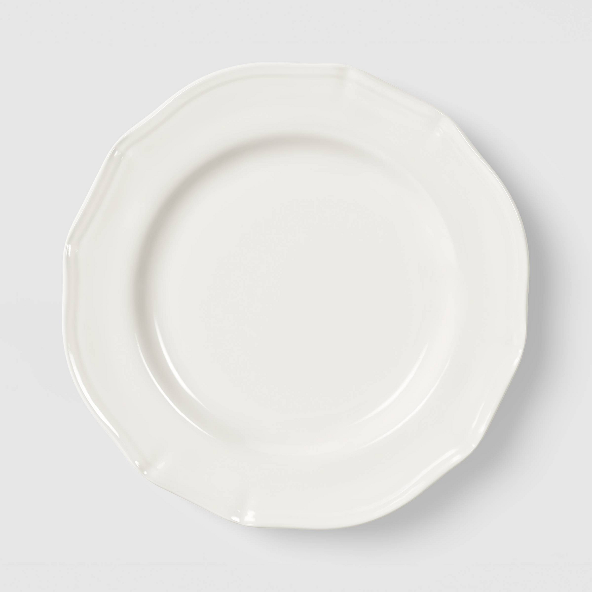 Stoneware Legacy Heirloom Salad Plate Ivory - Threshold™