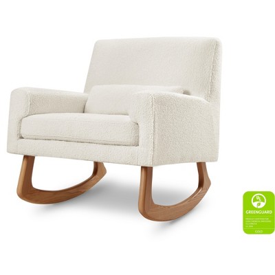 Image of Nursery Works Sleepytime Rocker - Ivory Boucle with Light Legs