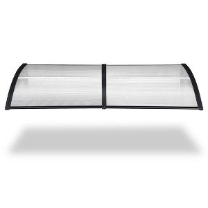 Yescom 38"X78" Window Awning Door Canopy Polycarbonate Anti-UV30+ Cover Outdoor Rain Snow Protection Patio White Board - 1 of 4