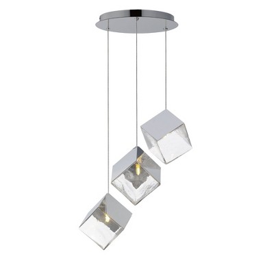 ET2 Lighting Ice Cube 3 - Light Pendant in  Polished Chrome