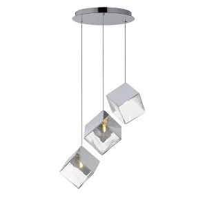 ET2 Lighting Ice Cube 3 - Light Pendant in  Polished Chrome - 1 of 3