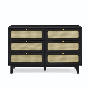 Bella Depot Antique 6-Drawer Bedroom Dresser - 1 of 4