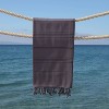 2pc Summer Fun Pestemal Beach Towel Gray - Linum Home Textiles - 4 of 4