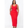 Slickblue Plus Size Solid Maxi Dress for Women, Sleeveless Stretch Jersey Knit, Casual Fit, 14 Colors Options, Size 1XL-3XL - 2 of 4