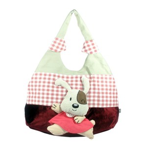 Slickblue Rabbit Cherry Canvas Tote – Spacious Shoulder Bag for Women, School, Beach, or Weekend Trips - 1 of 4