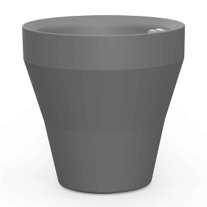 Crescent Garden Indoor/Outdoor Rim Plastic Planter with TruDrop One Self-Watering System - 1 of 2