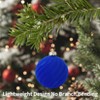 25Pcs Flocked Christmas Ball Ornaments Set - Vintage Velvet Texture, Multi-Functional Holiday Decor - 2 of 4