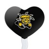 Wichita State University Shockers Logo Heart Love Cupcake Picks Toppers Decoration Set of 6 - 2 of 4